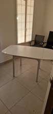 table à manger 80 X 80 Cm  extensible Avec 2 Allonges De 30 Cm