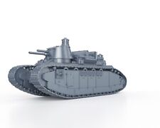 WWII - FRENCH CHAR FCM 2C - 1/48 1/56 1/72 1/87 1/100 3D PRINTED