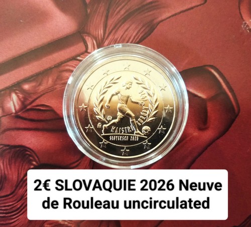Pièce euro slovaquie 2026 - pièce,