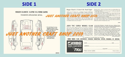 Corgi jouets 303 roger clark - 303, clark's