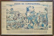 GRANDE IMAGE D'EPINAL, PRISE DE CONSTANTINE , ALGÉRIE, 1837, IMAGERIE PELLERIN