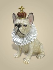 Figurine De Chien Bulldog Roi