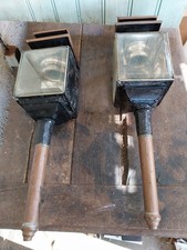 Paire De Lanternes De Fiacre Victoriennes 19ème