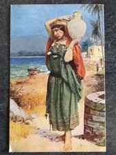 CP ILLUSTREE PORTEUSE D'EAU