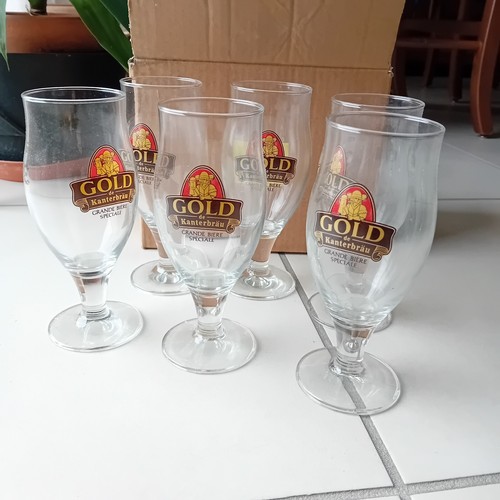Verre bière demie - demie, vintage