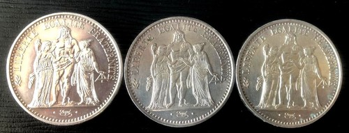 Lot francs argent - lot,, 10