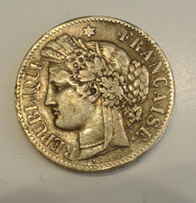 RARE 2 FRANCS  CERES  ARGENT 1887 A   TTB ++ petit prix !