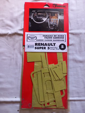 FORMULING habillage de tableau de bord façon carbone jaune RENAULT SUPER 5