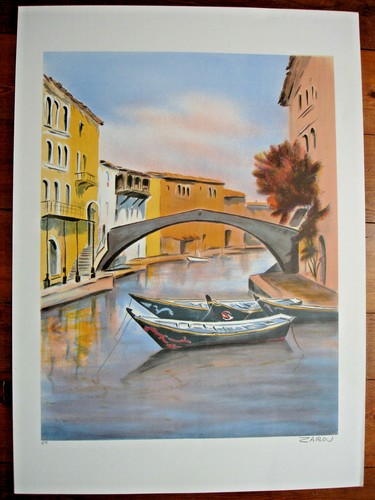 Lithographie zarou 75x54 - lithographie, zarou-