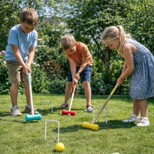 Jeu croquet complet - de, en