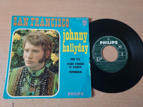 45t johnny hallyday san - 45t,