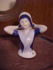 Vintage Lady Half Doll for Pin