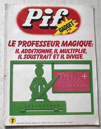 Magazine pif gadget ancien - magazine,