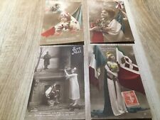 LOT DE 4 CARTES POSTALES