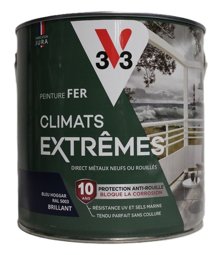 Peinture fer v33 bleu - "bleu, hoggar