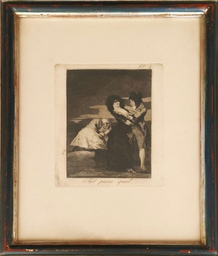 Gravure eau forte francisco - gravure,