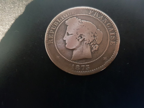 Centimes ceres 1875 - 10,