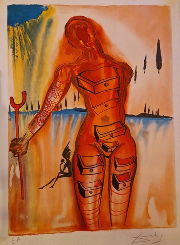 Salvador dali lithographie - dali,