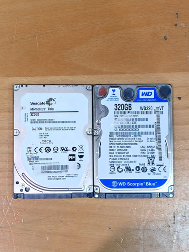 Hdd 1tb 750go - 320go, 2.5"
