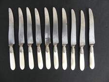 10 Couteaux de table À