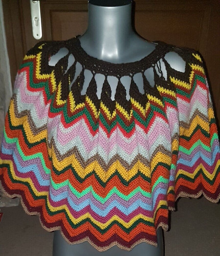 Poncho ethnique costume - poncho,