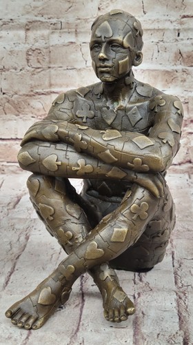 Salvador dali bronze avec - bronze,