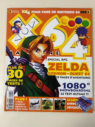 X64 magazine zelda - magazine,