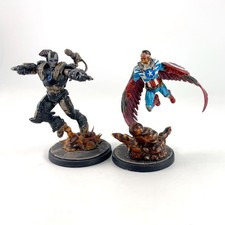 x1 CP38 - Capitaine America et War Machine Plastique Atomic Mass games Marvel Cr