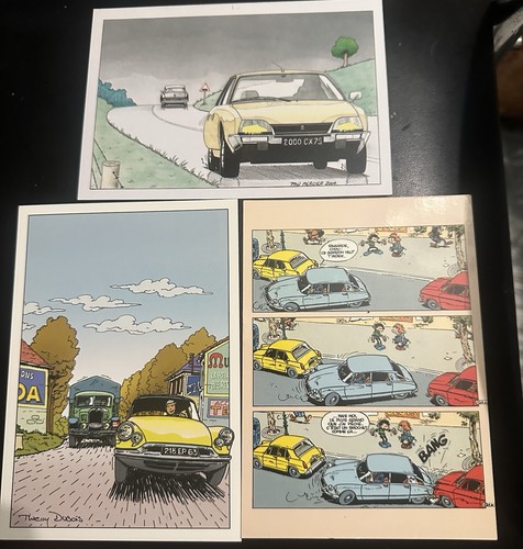 Carte postale ds - postale, citroen