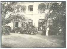 Indochina, Colonial House. Maison Coloniale d'Indochine  Vintage silver pri
