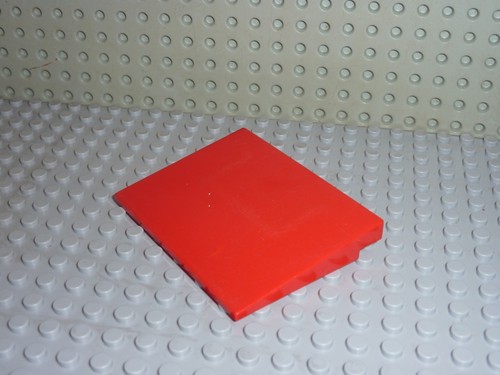 Red slope brick - red,