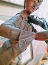 SUPERBE statue en régule joueur de violon signé ruchot 44 cm / OBJET VITRINE