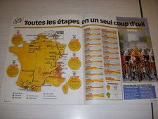 CYCLISME CARTE TOUR de FRANCE