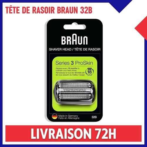 Tête rasoir braun cassette - tête, de