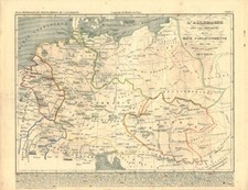 Gravure ancienne carte