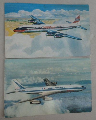 Ancienne carte postal avion