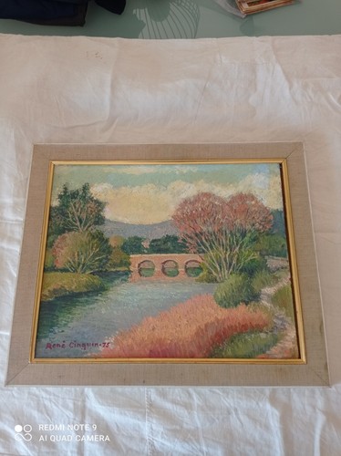 Tableau ancien impressionniste