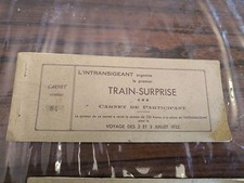 Exceptionnel Billet De Train Du 1 Er Train Surprise Journal L'Intransigeant 1932