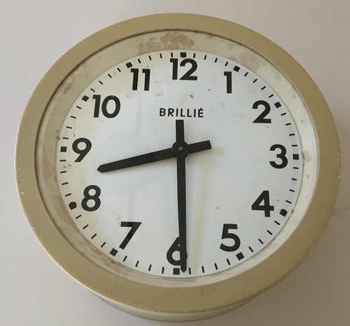 Horloge industrielle ancienne - industrielle,