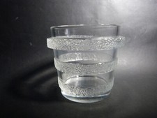 vase rené lalique Riquewihr lave raisin 1938 art déco signature ancienne sablée