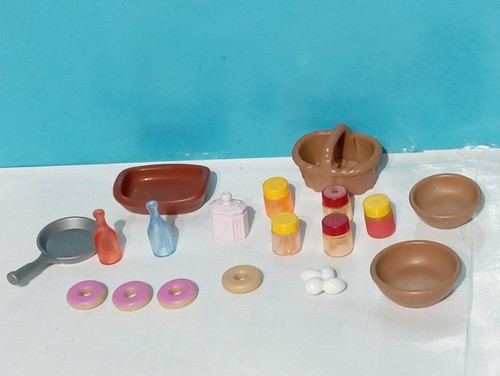 Playmobil lot aliments - playmobil, vases