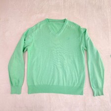 Pull Homme Gant Vert Col V 100
