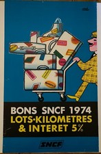 Bons SNCF 1974 Hervé Morvan