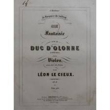 LE CIEUX Léon Fantaisie sur