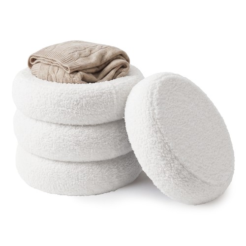 Tabouret teddy peluche - en,