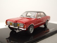 Ford Taunus GXL 1973 Rouge Noir Modèle Automobile 1:43 Ixo Models