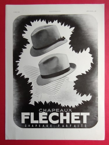 Publicité presse chapeaux - de,
