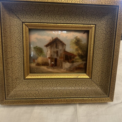 Tableau emaux sur - emaux, cuivre