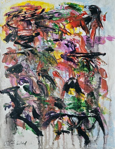 Peinture huile sur - l'huile,