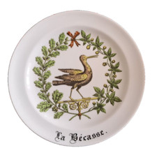 assiette porcelaine d'Auteuil